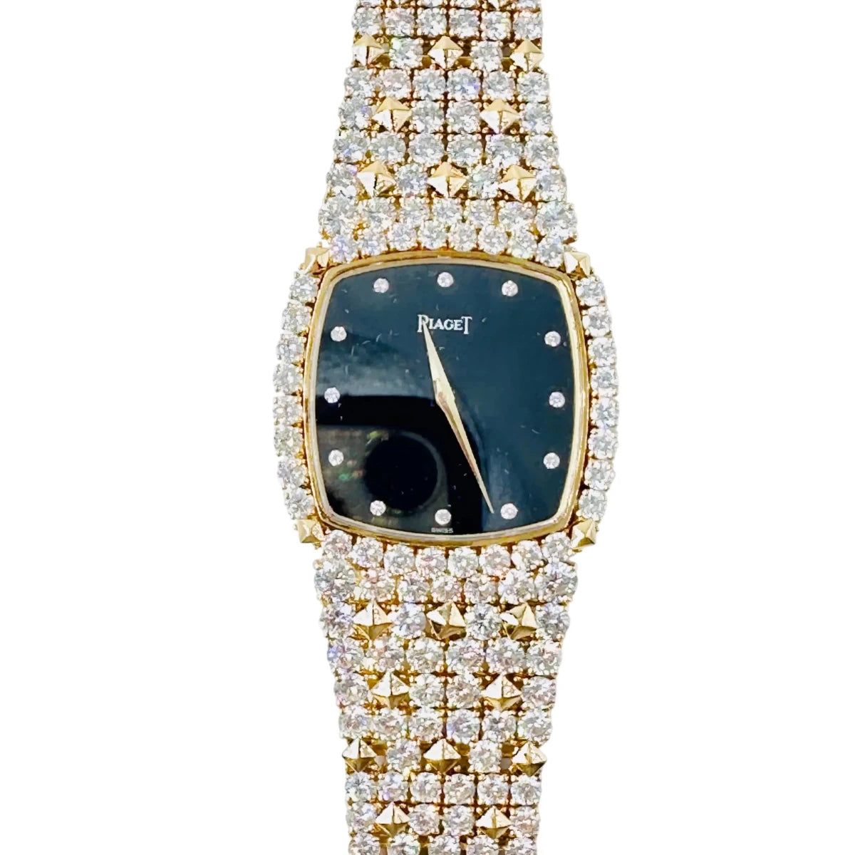 Montre PIAGET en or jaune et diamants - Castafiore