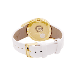 Montre PIAGET "Gala LimeLight" en or jaune, cuir et diamants - Castafiore