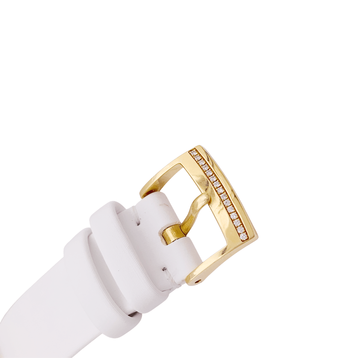 Montre PIAGET "Gala LimeLight" en or jaune, cuir et diamants - Castafiore