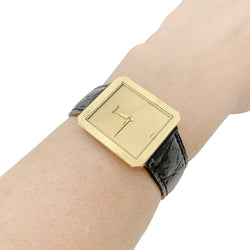 Montre PIAGET, "Protocole", or jaune et cuir - Castafiore