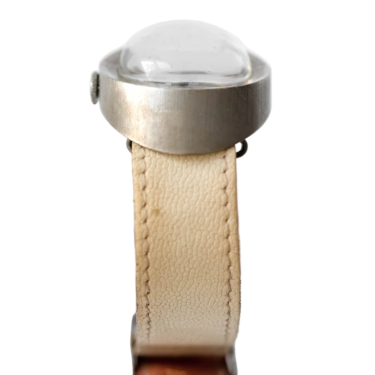 Montre PIERRE CARDIN x JAEGER - LECOULTRE "Espace" en métal et cuir - Castafiore