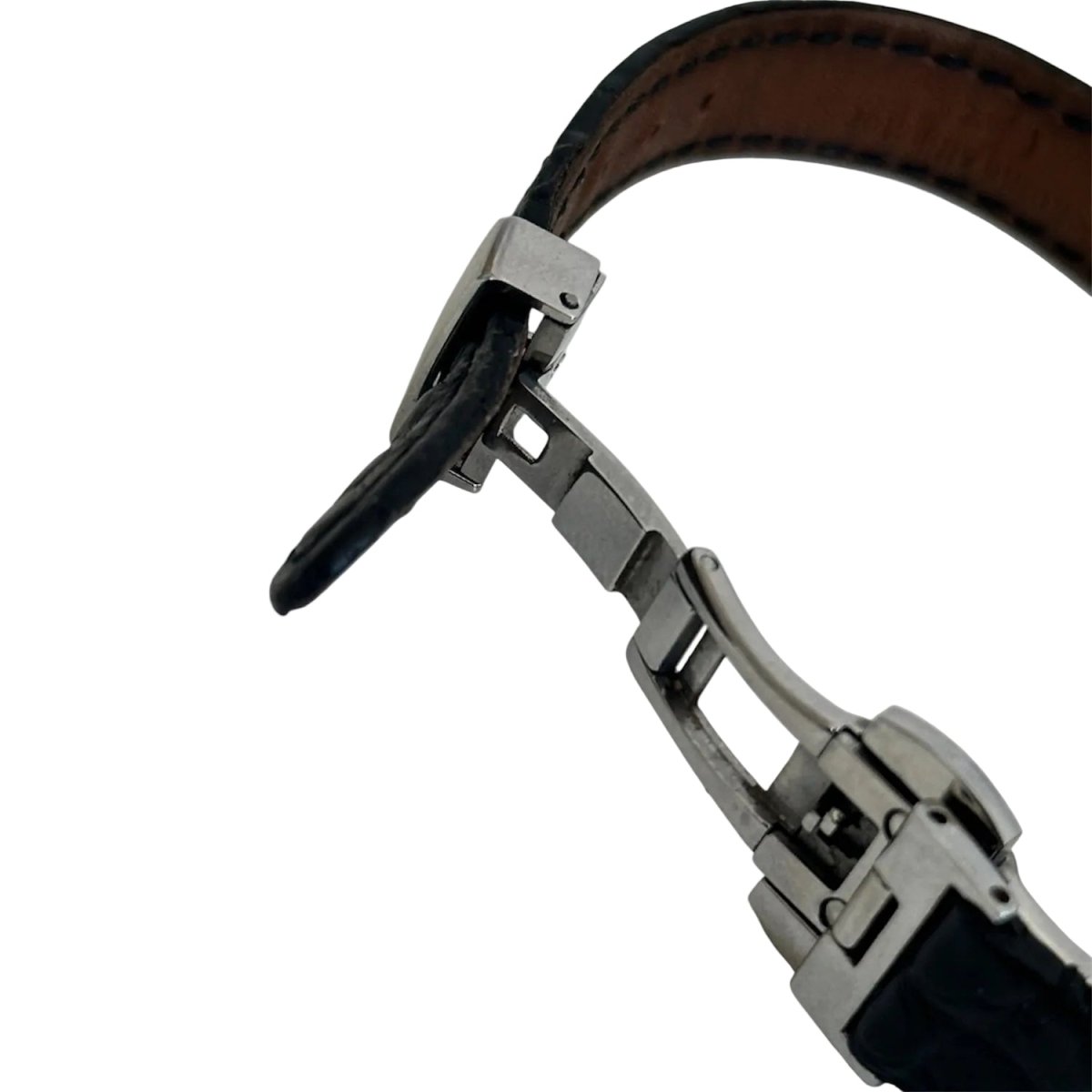 Montre POIRAY "Ma Première" en acier et cuir - Castafiore