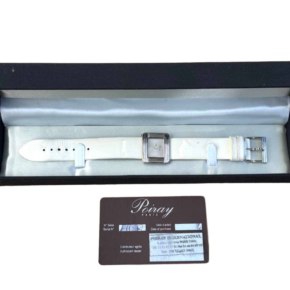 Montre POIRAY "Ma Première " en cuir et quartz - Castafiore