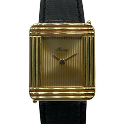 Montre POIRAY "Ma Première" en or jaune, cuir et quartz - Castafiore