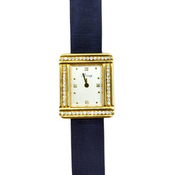 Montre POIRAY, "Ma première" modèle mini en or jaune et diamants - Castafiore