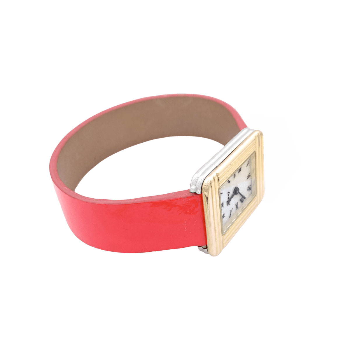 Montre POIRAY, "Ma Première", plaqué or, acier. - Castafiore