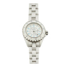 Montre Quartz CHANEL "J12" en céramique blanche - Castafiore