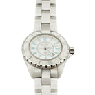 Montre Quartz CHANEL "J12" en céramique blanche - Castafiore