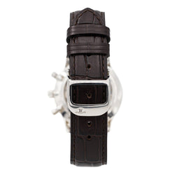 Montre Quartz JAEGER LECOULTRE "Master Control" en acier et cuir - Castafiore