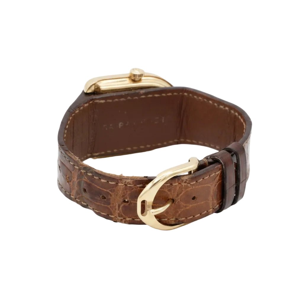 Montre RALPH LAUREN "Stirrup" MM en or rose et cuir - Castafiore