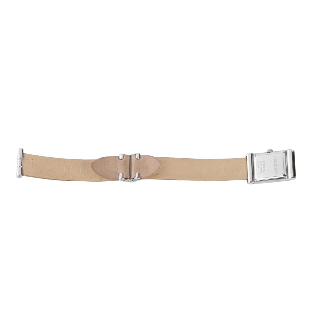 Montre rectangulaire en acier Boucheron collection Reflet - Castafiore