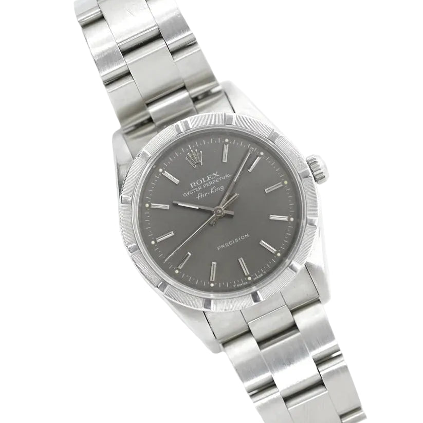 Montre ROLEX "Air King" en acier - Castafiore