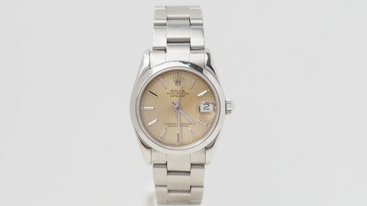 Montre ROLEX "DateJust 31 mm" en acier - Castafiore