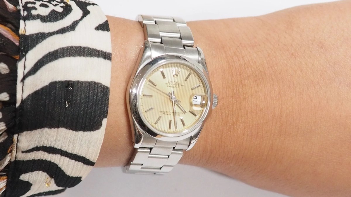 Montre Rolex DateJust 31 mm en acier - Castafiore