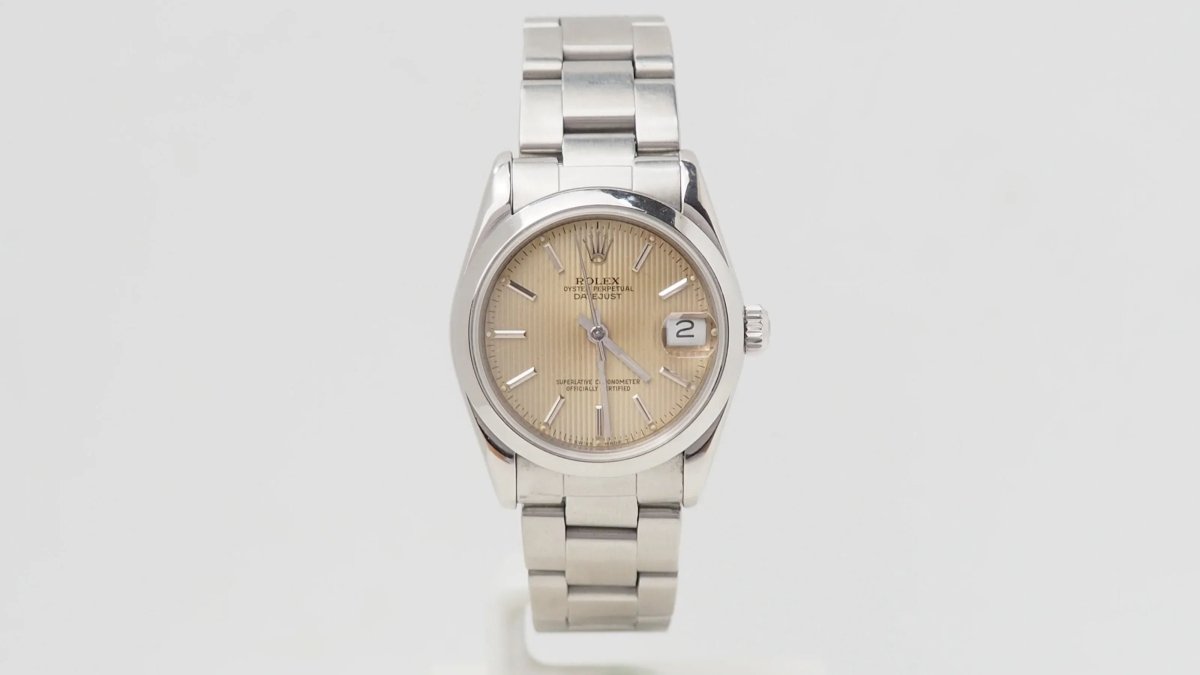 Montre Rolex DateJust 31 mm en acier - Castafiore