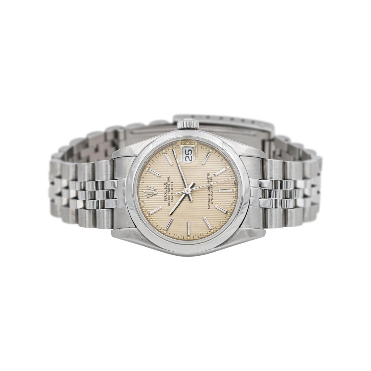 Montre ROLEX "DateJust" en acier - Castafiore
