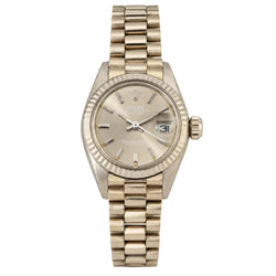Montre ROLEX “Lady-Datejust” en or blanc - Castafiore