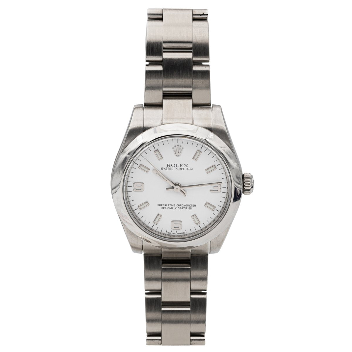 Montre ROLEX "Oyster perpetual 177200" en acier - Castafiore