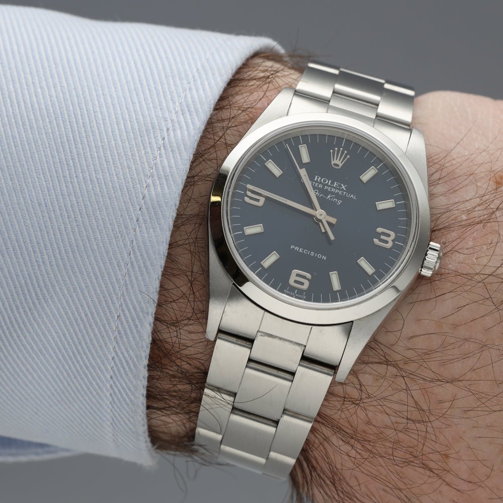 Montre Rolex "Oyster Perpetual Air King" en acier - Castafiore