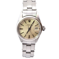 Montre ROLEX "Oyster Perpetual Date" en acier - Castafiore