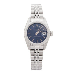 Montre ROLEX "Oyster Perpetual Date" en acier - Castafiore