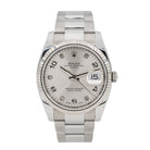 Montre ROLEX "Oyster Perpetual Date" en Acier Diamant - Castafiore