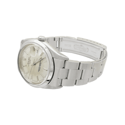 Montre ROLEX "Oyster Perpetual Date" en acier et argent - Castafiore