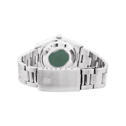 Montre ROLEX "Oyster Perpetual Date" en acier et argent - Castafiore