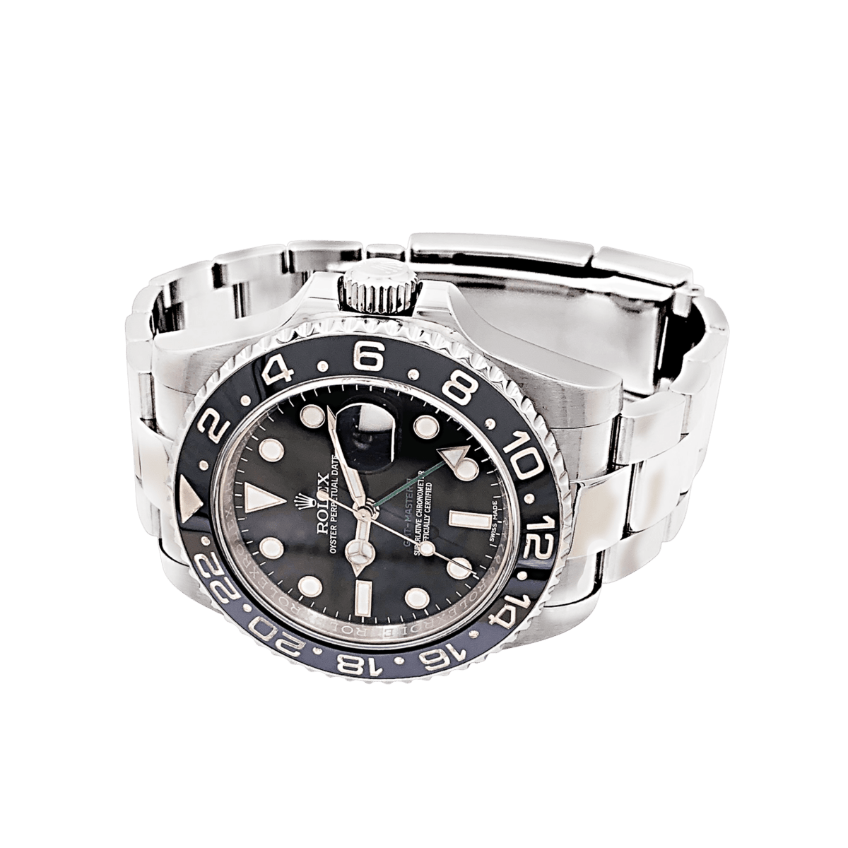 Montre ROLEX "Oyster Perpetual Date" en acier et céramique - Castafiore