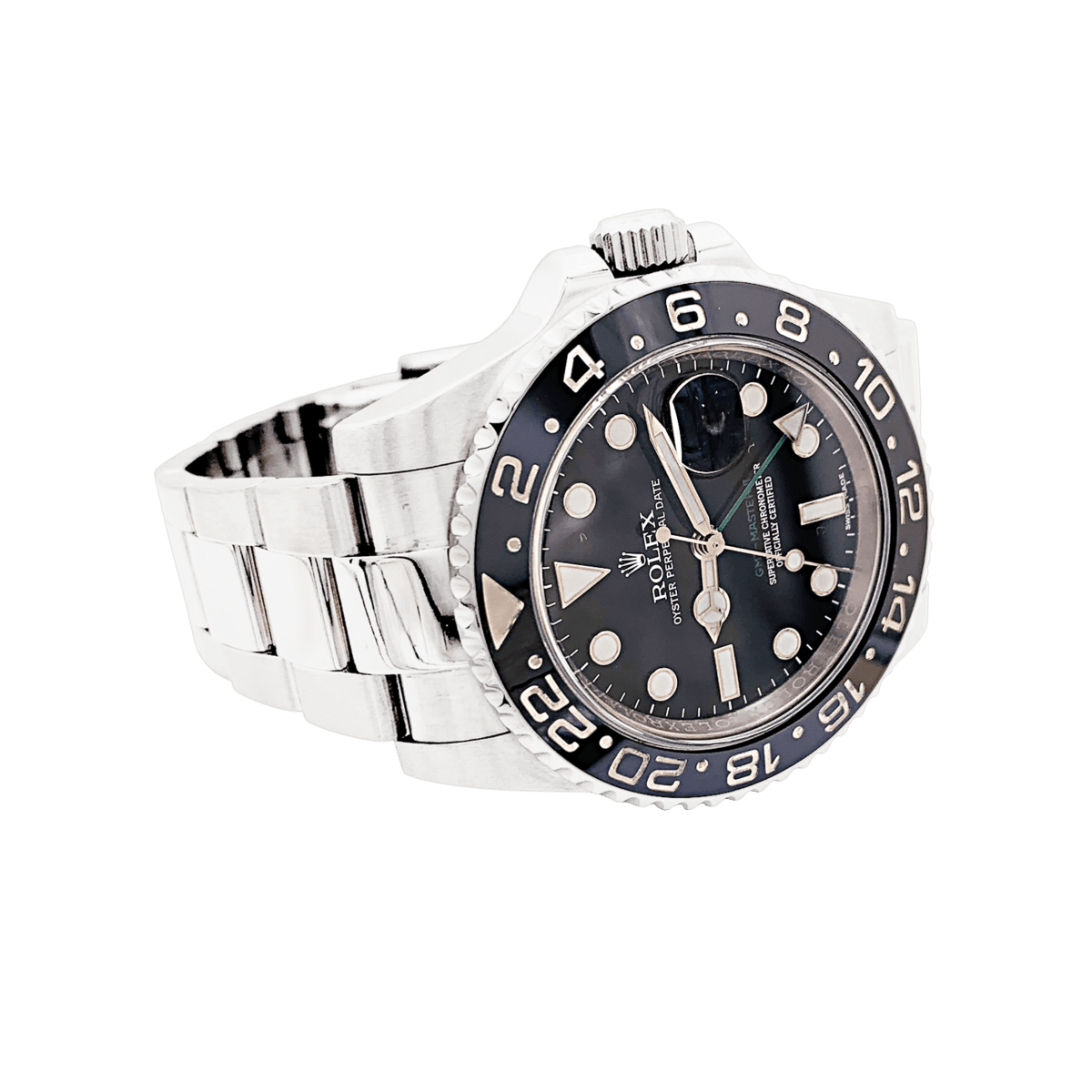 Montre ROLEX "Oyster Perpetual Date" en acier et céramique - Castafiore