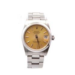 Montre ROLEX "Oyster Perpetual Date Just" en acier et saphir - Castafiore