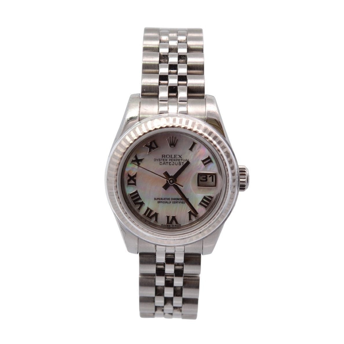 Montre ROLEX "Oyster Perpetual DateJust" en acier - Castafiore