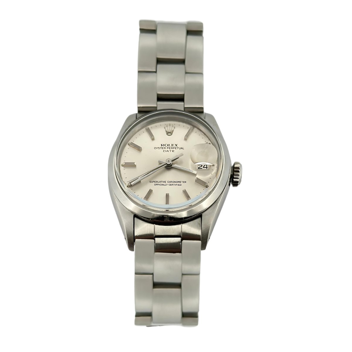 Montre ROLEX "Oyster Perpetual" en acier - Castafiore