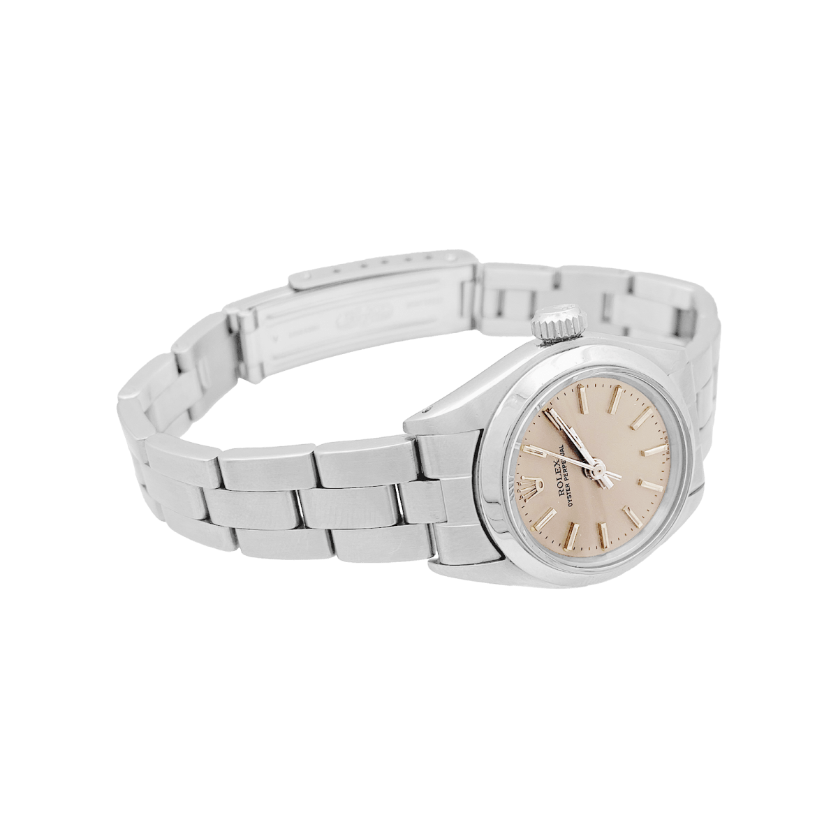 Montre ROLEX "Oyster Perpetual" en acier et argent - Castafiore