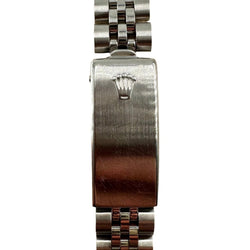 Montre ROLEX "Oyster Perpetual" en acier et diamants - Castafiore