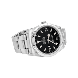 Montre ROLEX "Oyster Perpetual Explorer" en acier - Castafiore