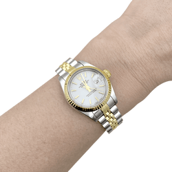 Montre ROLEX "Oyster Perpetual Lady DateJust" en or jaune et acier - Castafiore