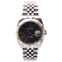 Montre ROLEX "Oyster Perpetual Turn - 0 - Graph" en acier - Castafiore