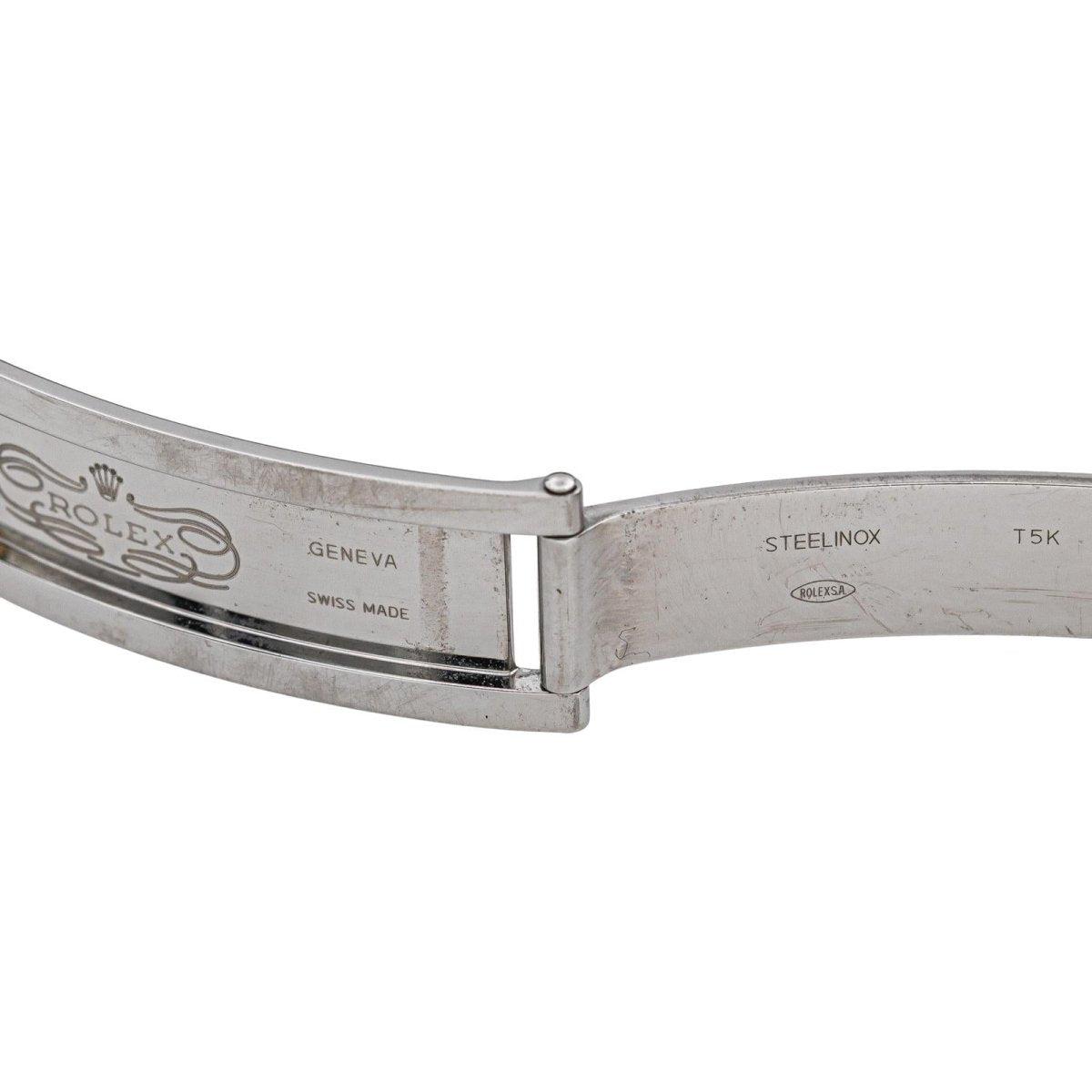 Montre ROLEX "Submariner Date" en or jaune, saphir et acier - Castafiore