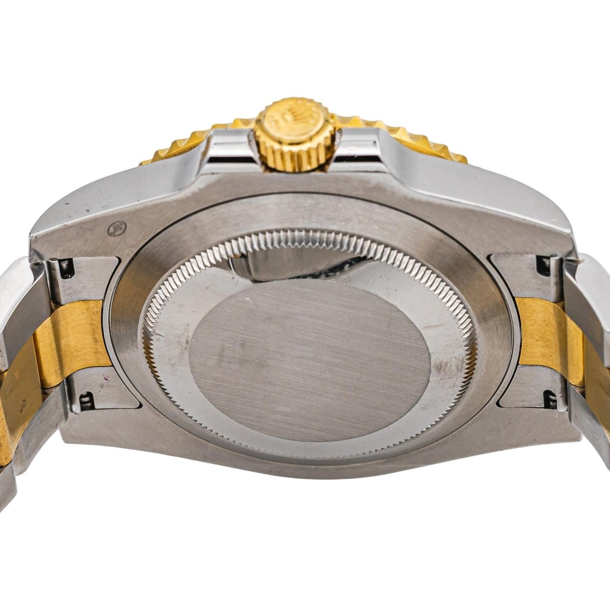 Montre ROLEX "Submariner Date" en or jaune, saphir et acier - Castafiore