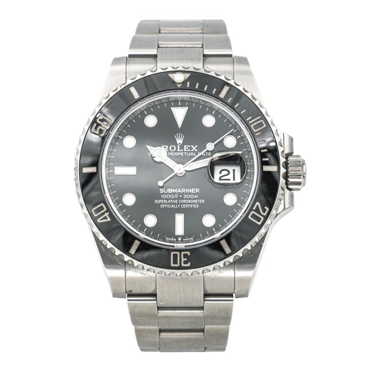 Montre ROLEX "Submariner" en acier et céramique - Castafiore