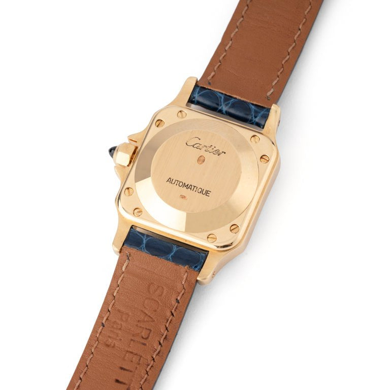 Montre Santos CARTIER en or jaune - Castafiore