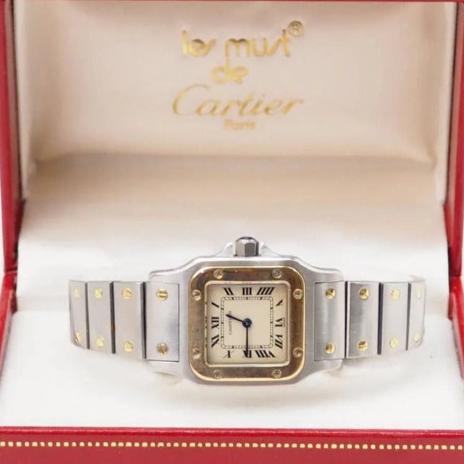 Montre Santos Lady Galbée de Cartier - Castafiore