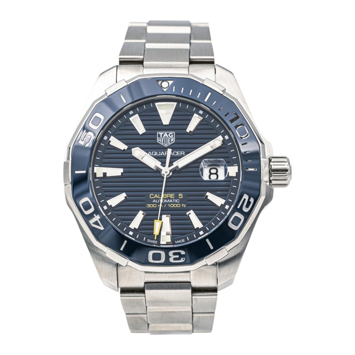 Montre TAG HEUER "Aquaracer" en acier et mécanique - Castafiore