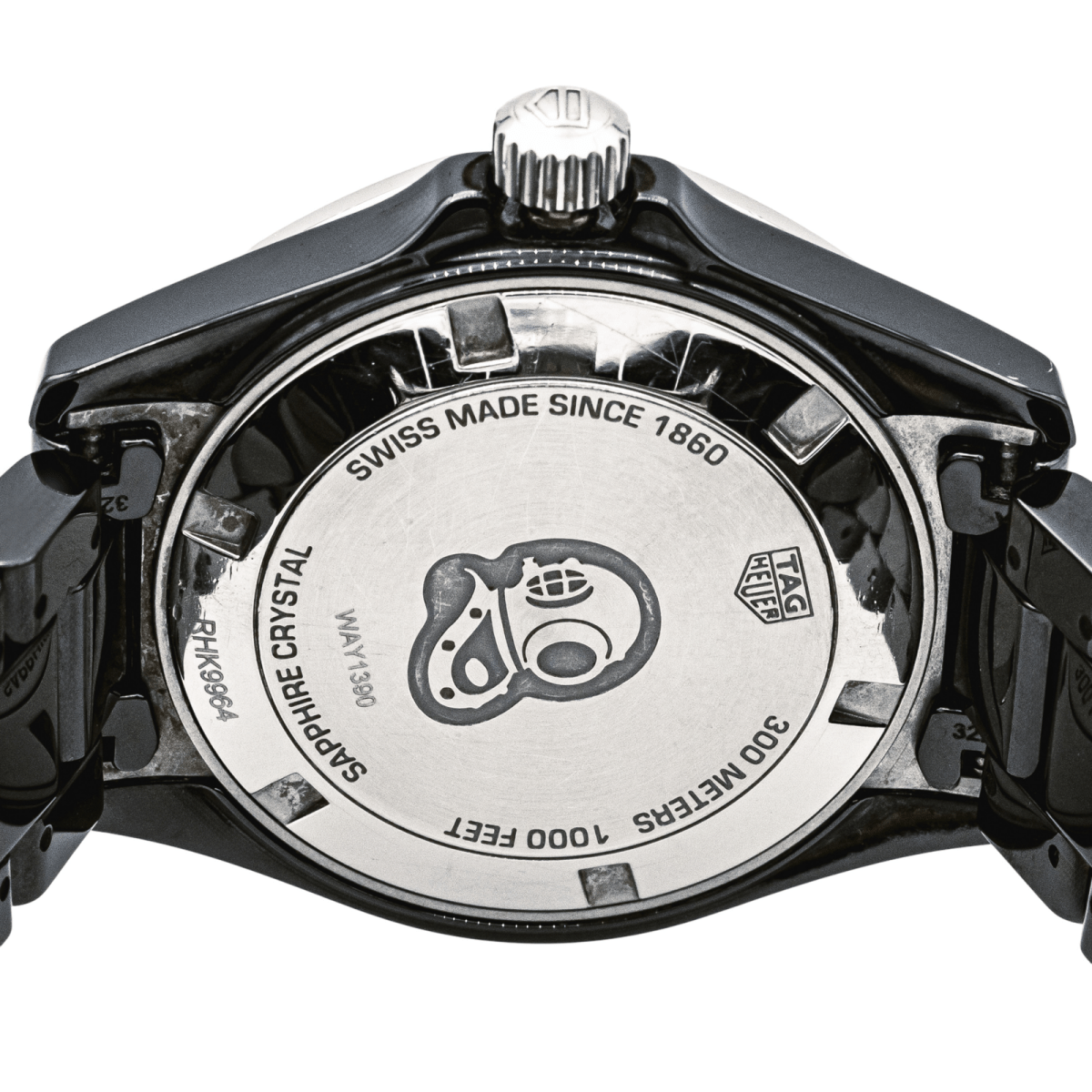 Montre TAG HEUER "Aquaracer" en céramique, quartz et saphir - Castafiore