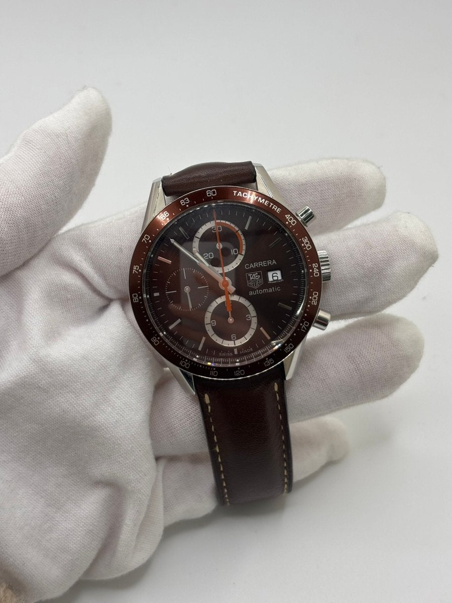 Montre TAG HEUER Carrera calibre 16 en acier et saphir - Castafiore