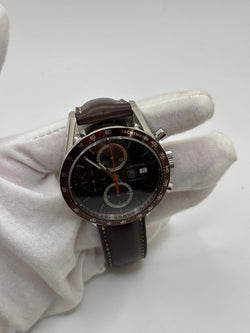 Montre TAG HEUER Carrera calibre 16 en acier et saphir - Castafiore