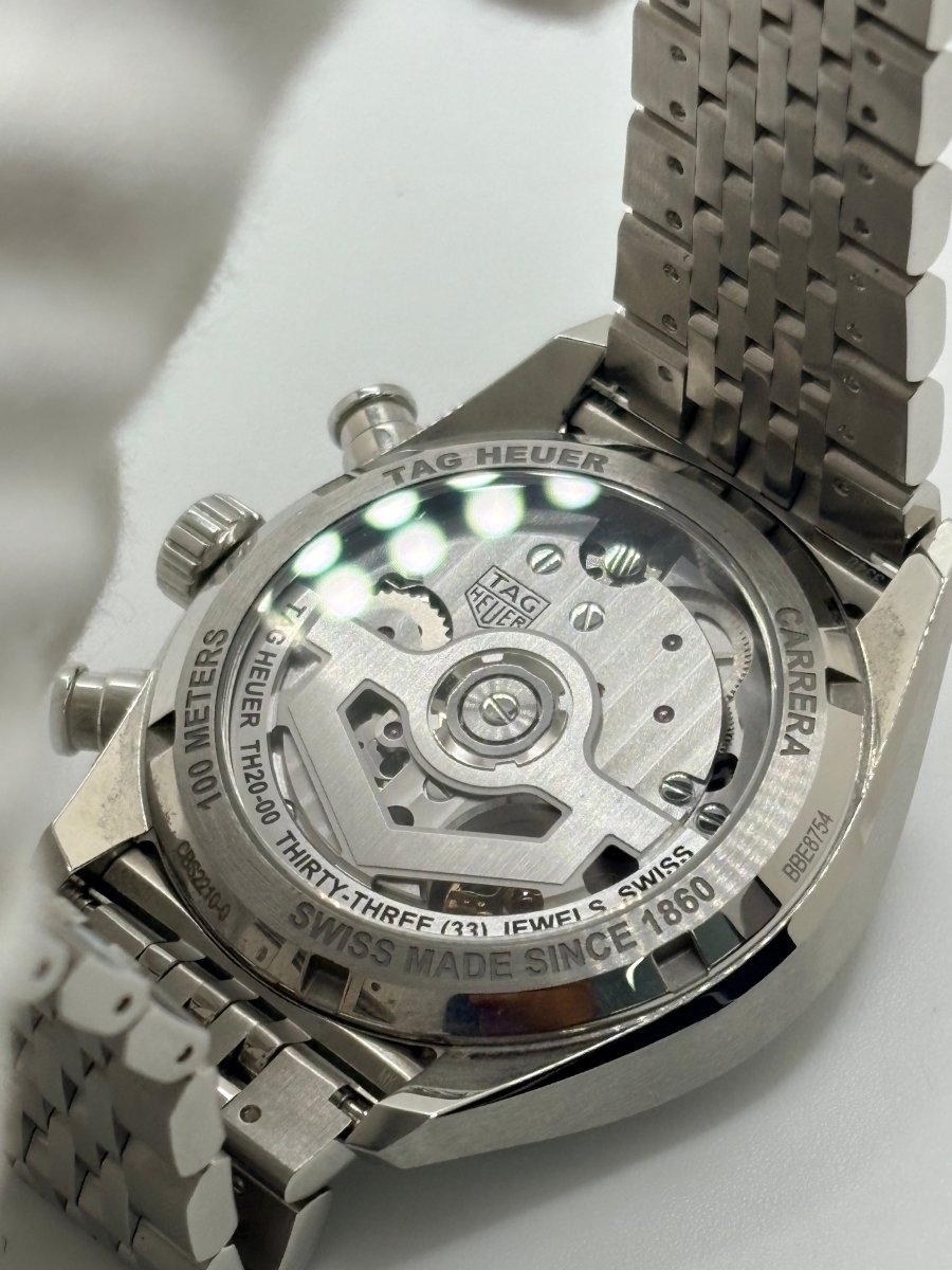 Montre TAG HEUER "Carrera Chronograph" en acier inoxydable - Castafiore
