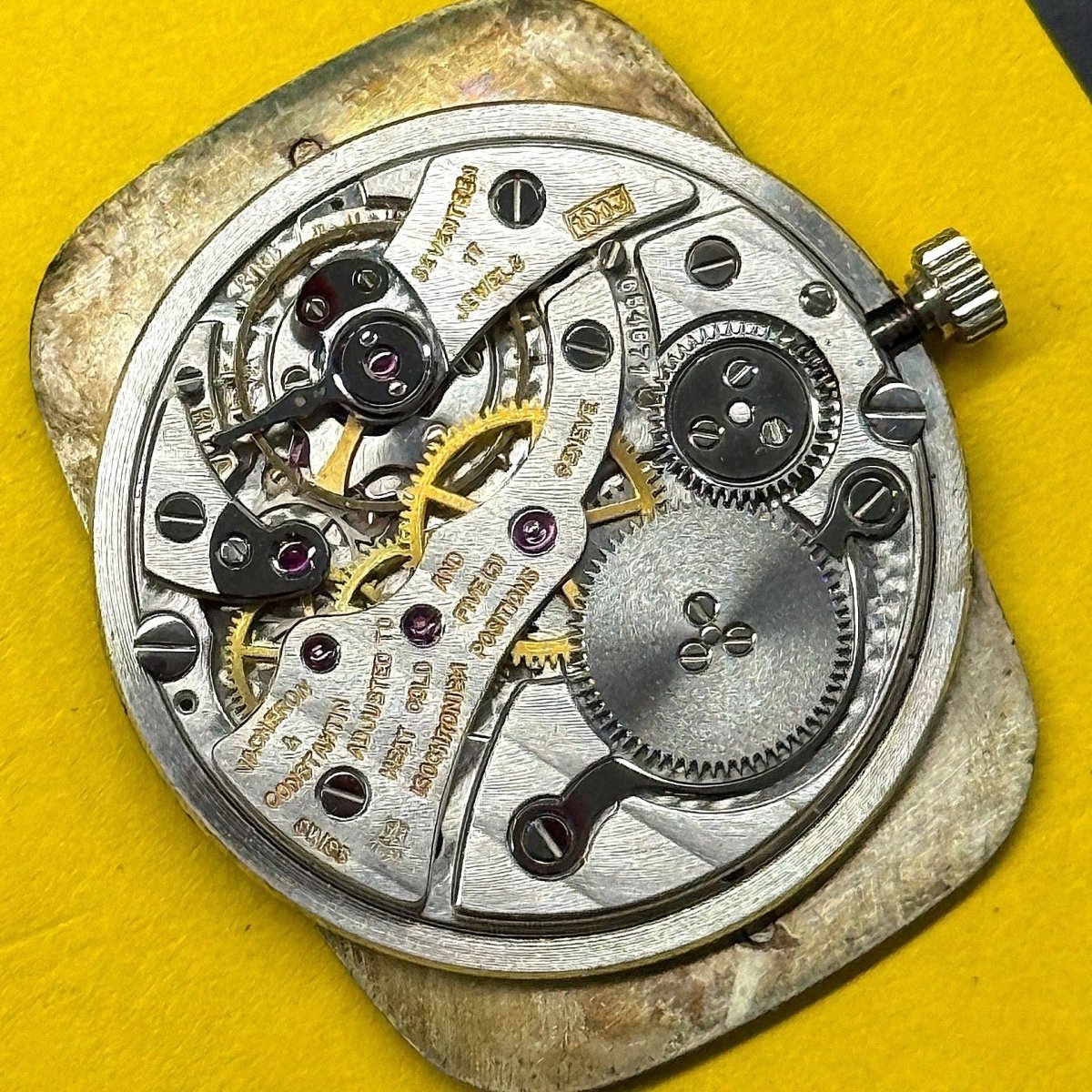 Montre VACHERON CONSTANTIN en or blanc, acier, cuir, onyx et diamants - Castafiore