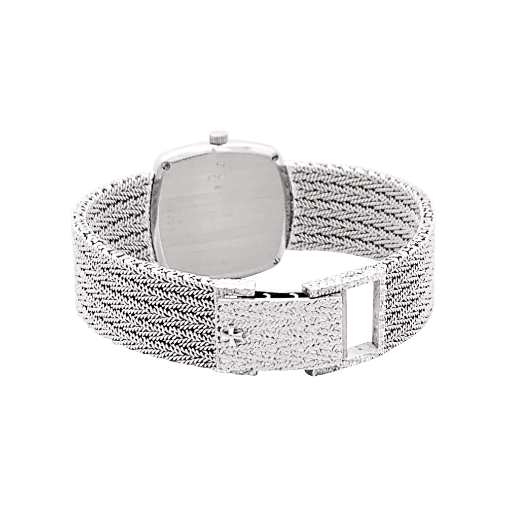 Montre VACHERON CONSTANTIN en or blanc, lapis-lazuli et diamants - Castafiore